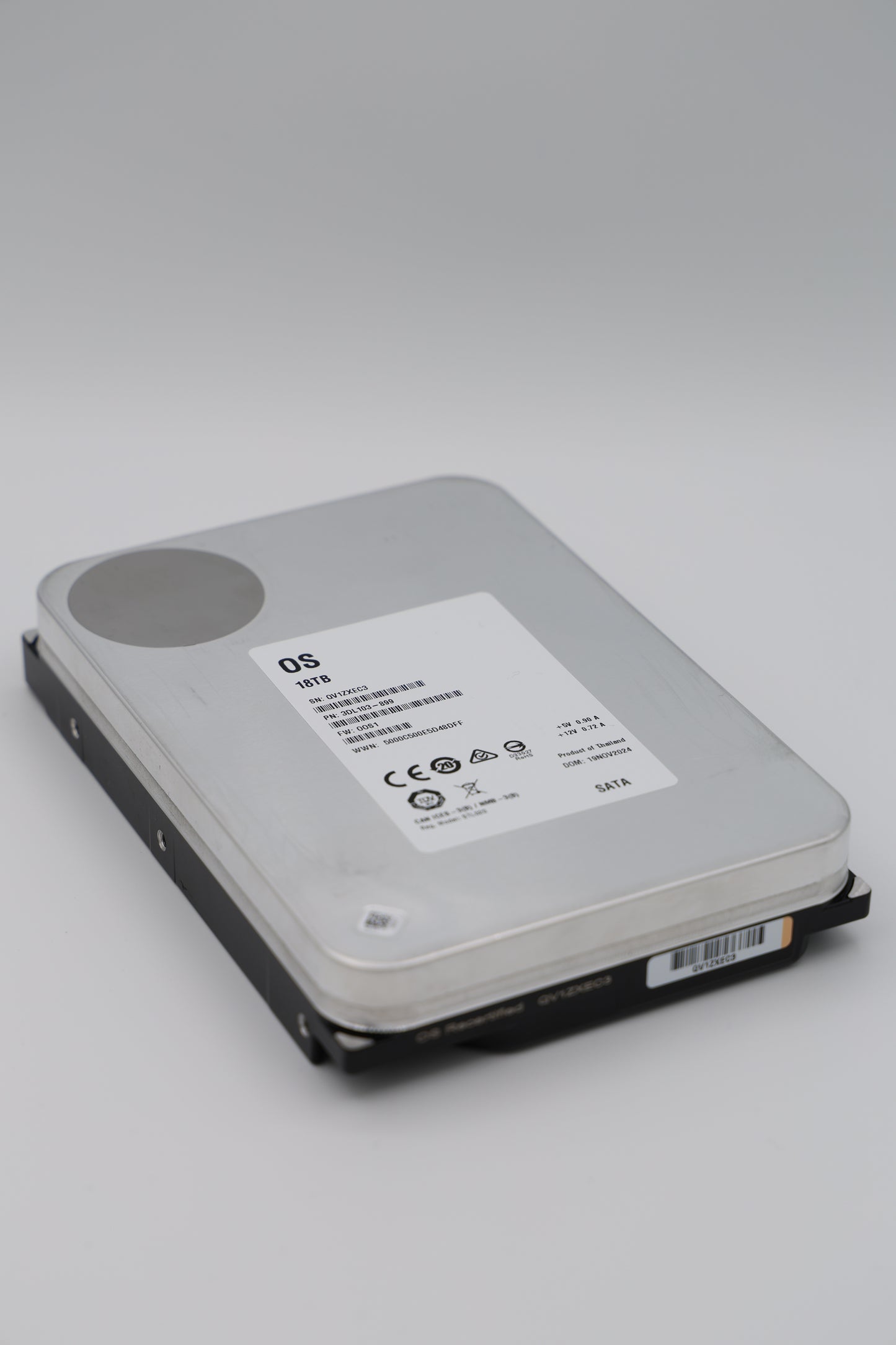 Seagate Exos X20 18 TB SATA White Label Hard Drive