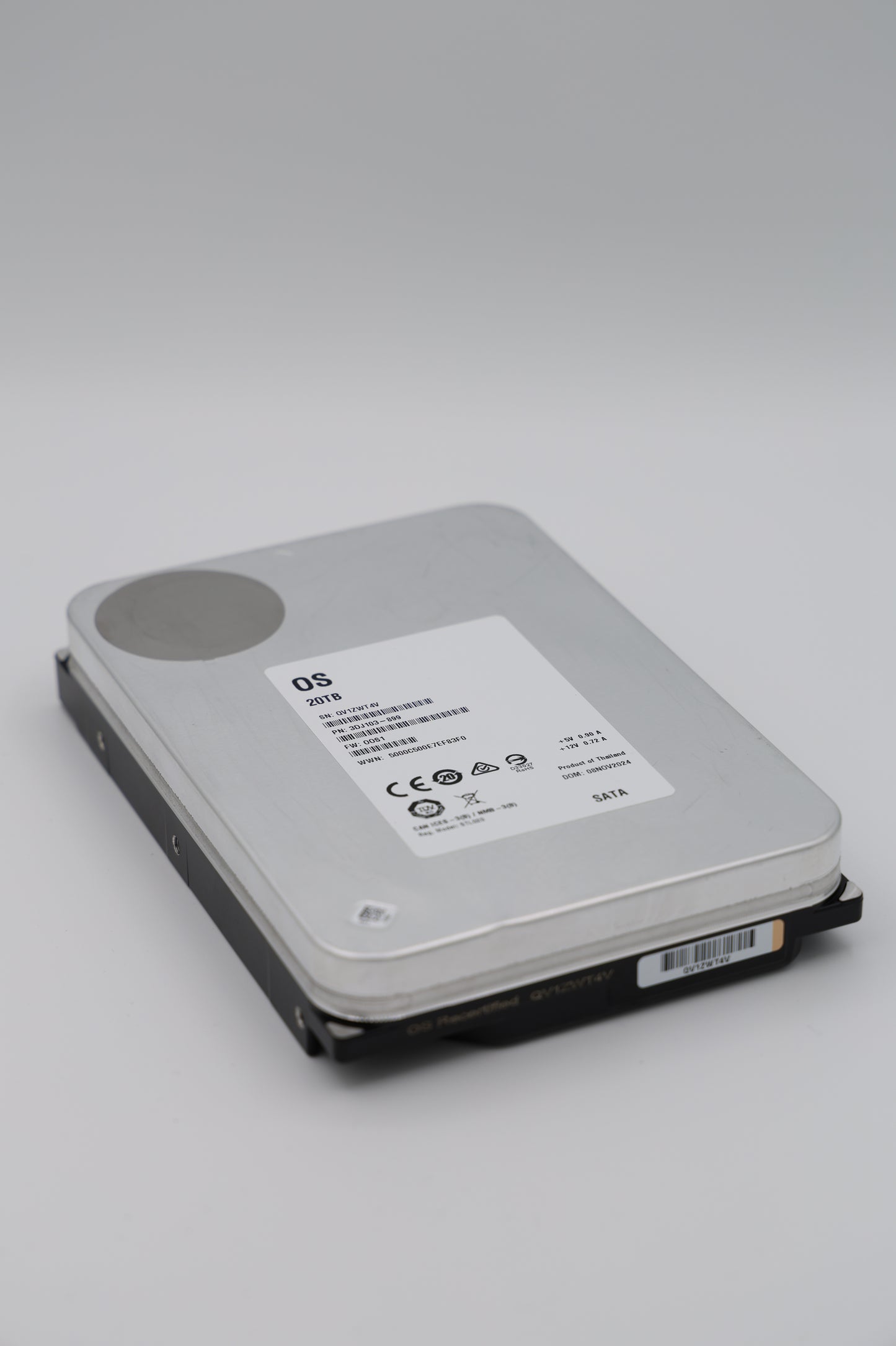 Seagate Exos X22 20 TB SATA White Label Hard Drive