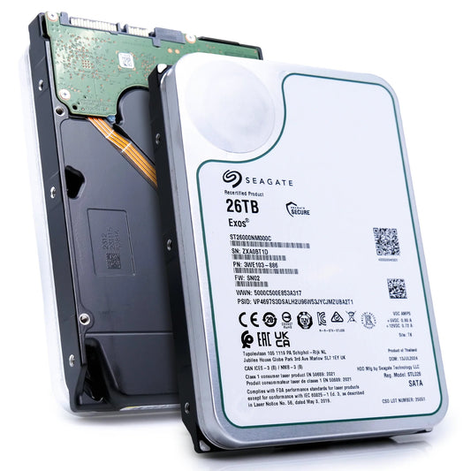 Seagate Exos 26 TB SATA Recertified Hard Drive