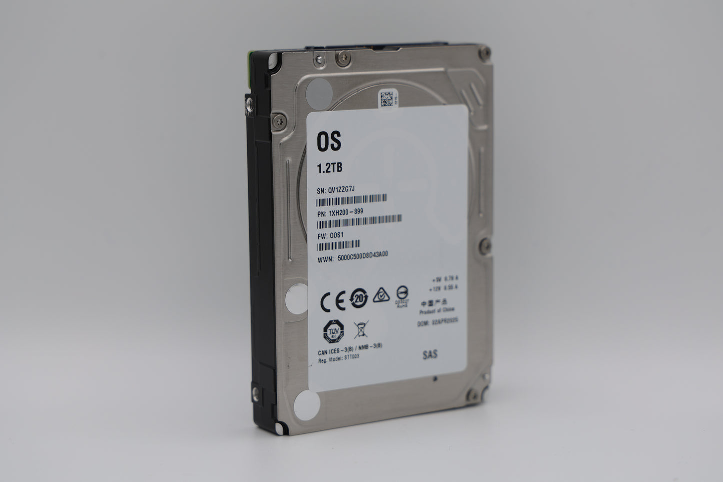1,2 TB SAS 2,5” Mission Critical White Label Hard Drive - XX1200MM0009