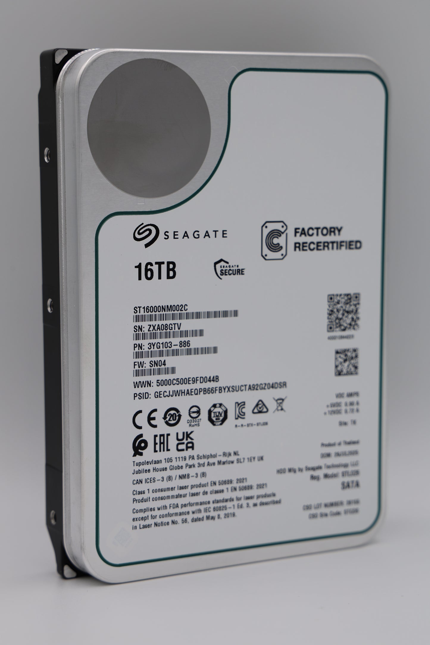 Seagate Exos 16 TB SATA Recertified Hard Drive - ST16000NM002C