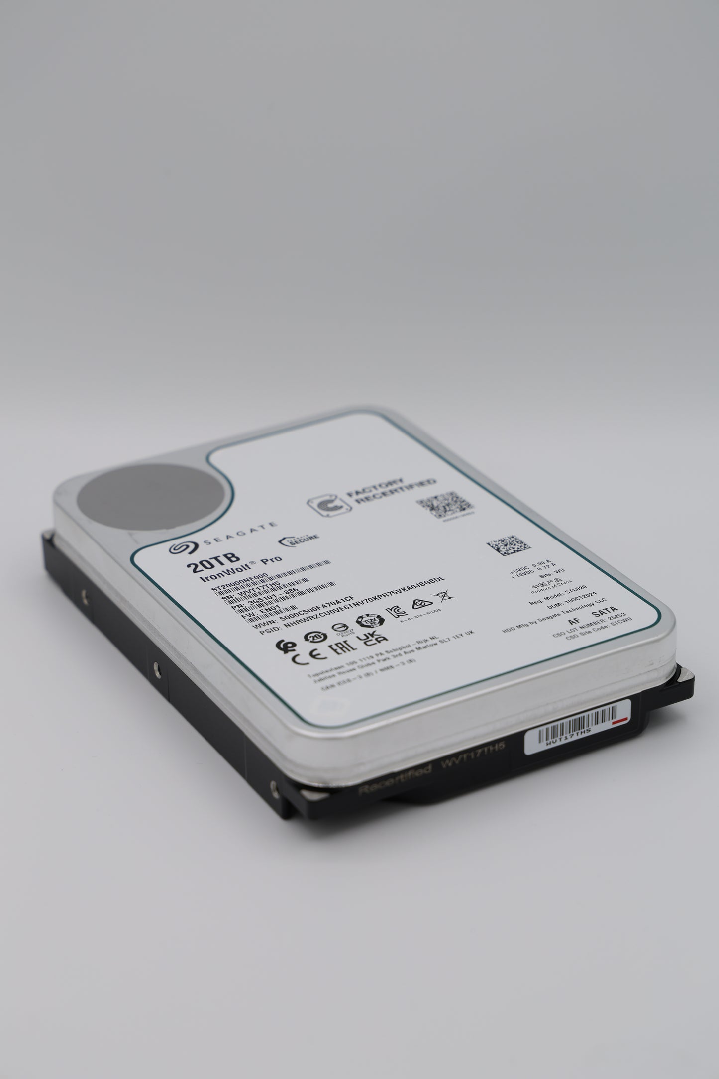 Seagate IronWolf Pro 20 TB SATA Recertified Hard Drive - ST20000NE000