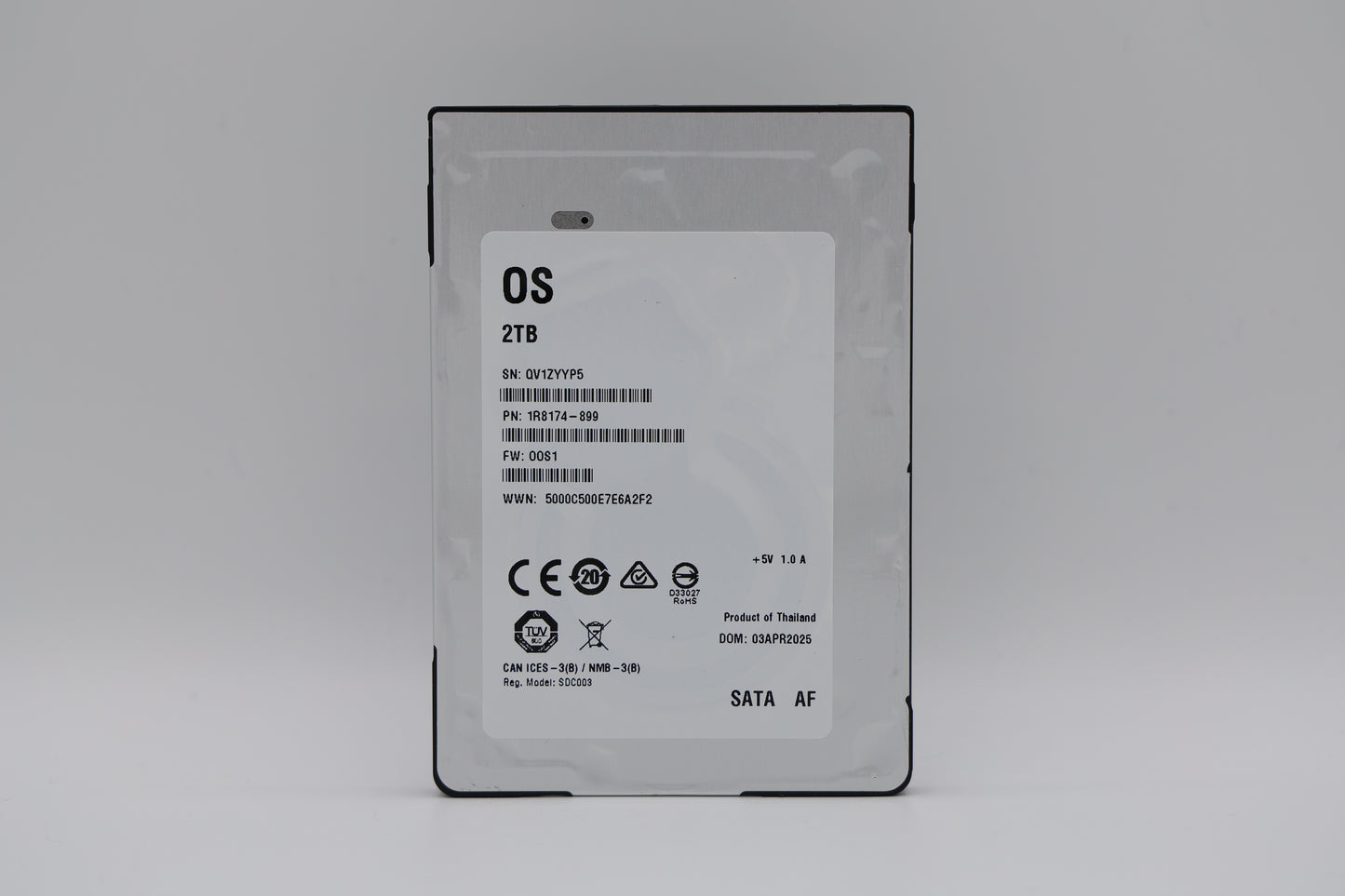2 TB SATA 2,5” Notebook White Label Hard Drive - XX2000LM007