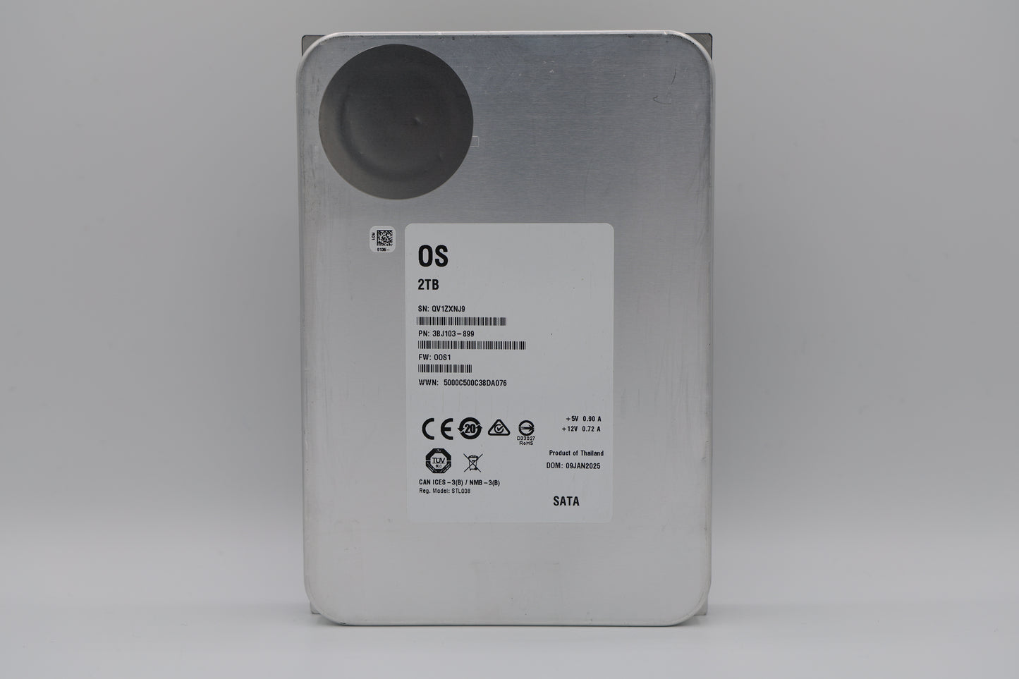 2 TB SATA 3,5” Enterprise White Label Hard Drive - XX2000NM003G