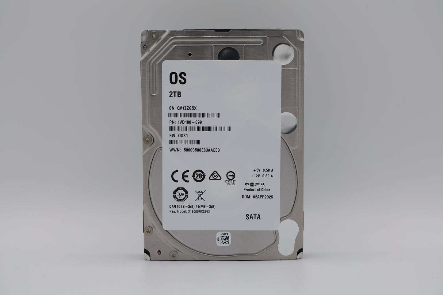 2 TB SATA 2,5” Enterprise White Label Hard Drive - XX2000NX0403