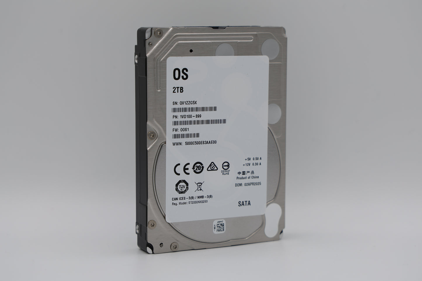 2 TB SATA 2,5” Enterprise White Label Hard Drive - XX2000NX0403