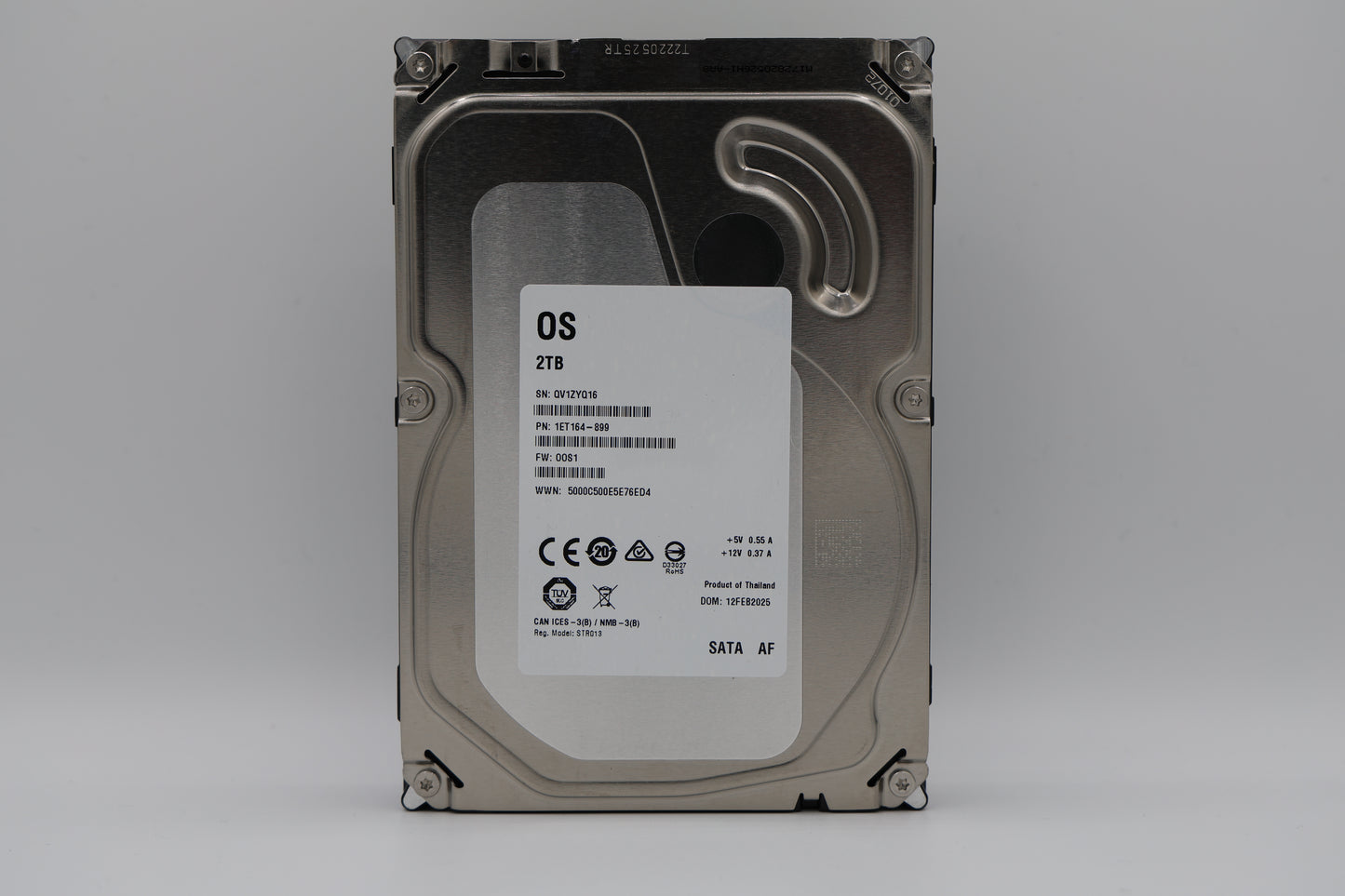 2 TB SATA 3,5” Video Surveillance White Label Hard Drive - XX2000VM003