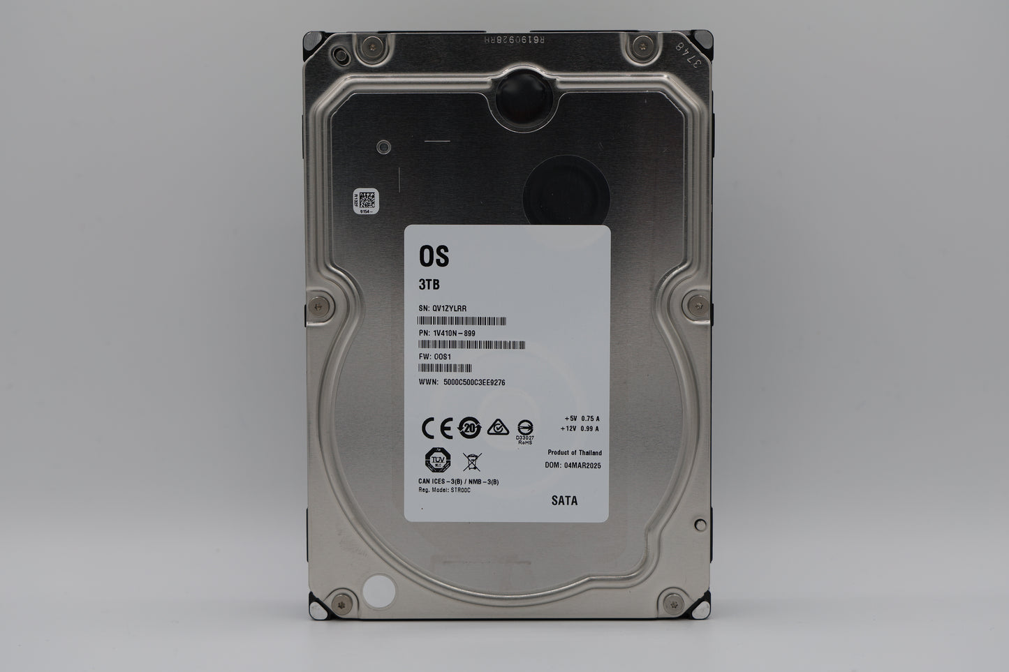 3 TB SATA 3,5” Enterprise White Label Hard Drive - XX3000NM0005