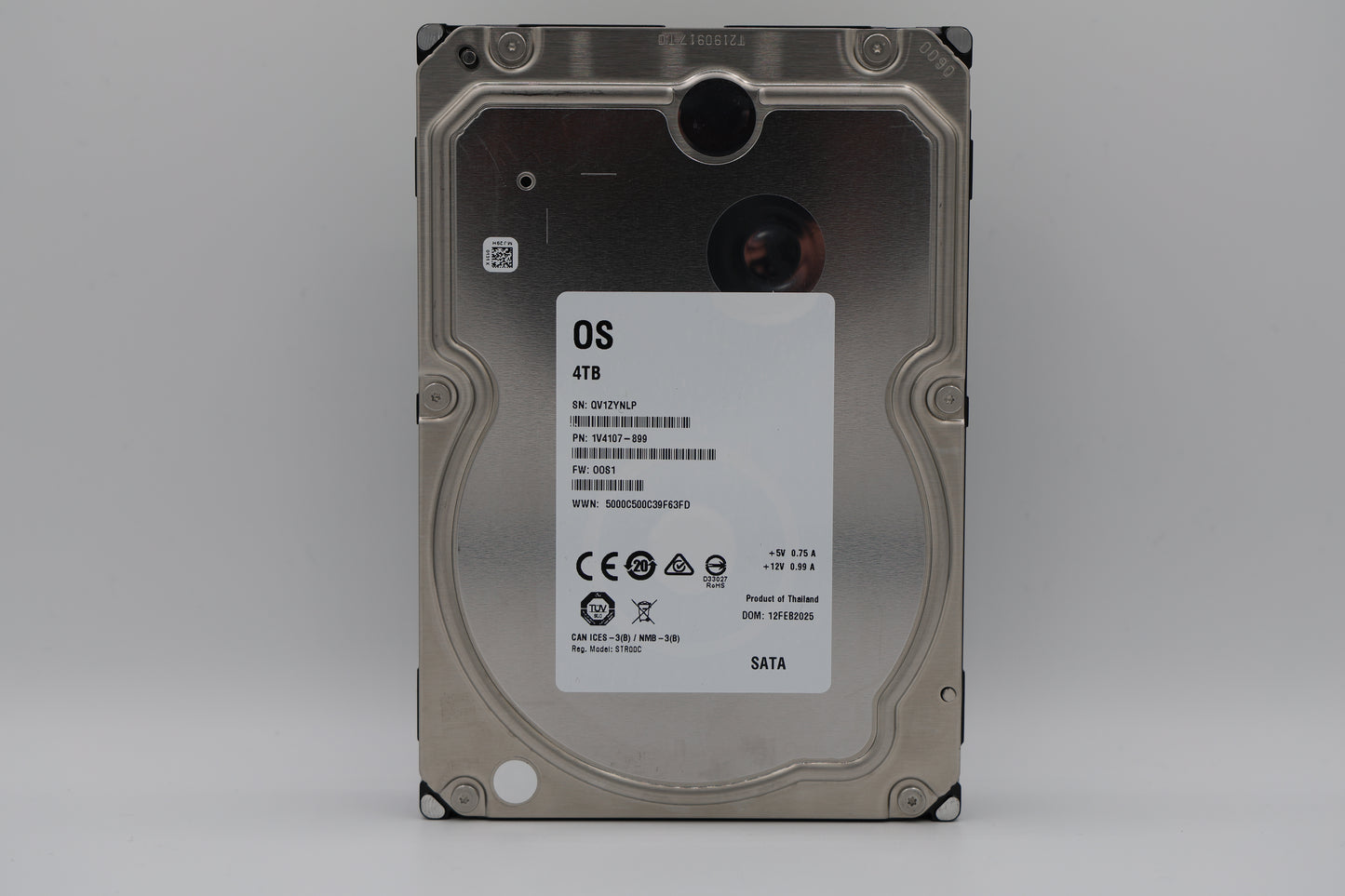 4 TB SATA 3,5” Enterprise White Label Hard Drive - XX4000NM0035