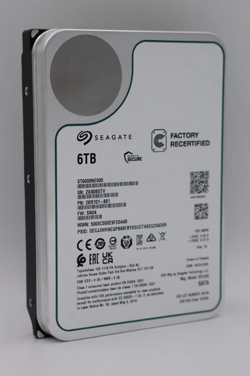 Seagate IronWolf Pro 6 TB SATA Recertified Hard Drive - ST6000NE000