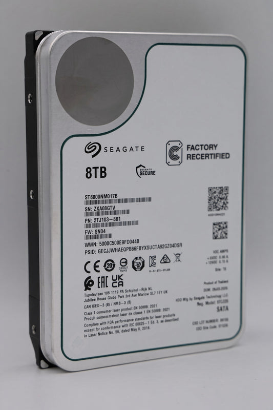 Seagate Exos 7E10 8 TB SATA Recertified Hard Drive - ST8000NM017B