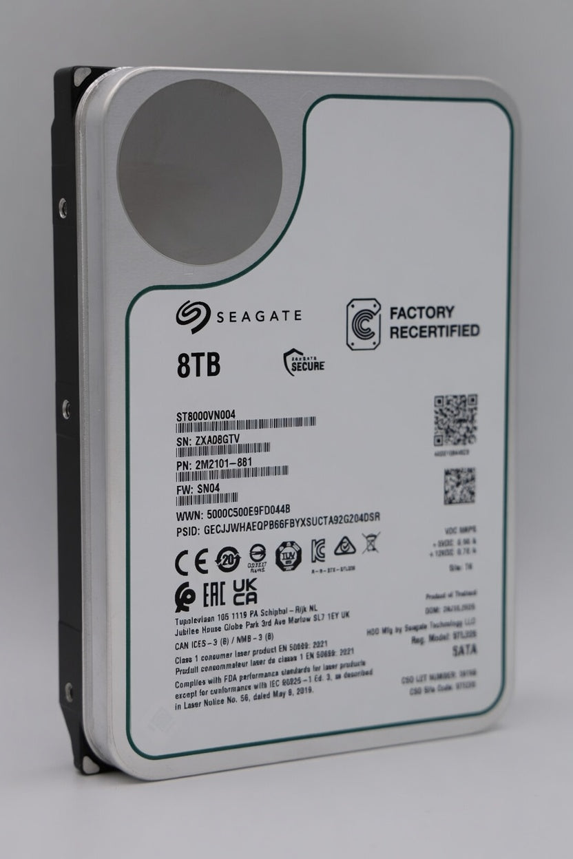 Seagate IronWolf 8 TB SATA Recertified Hard Drive - ST8000VN004