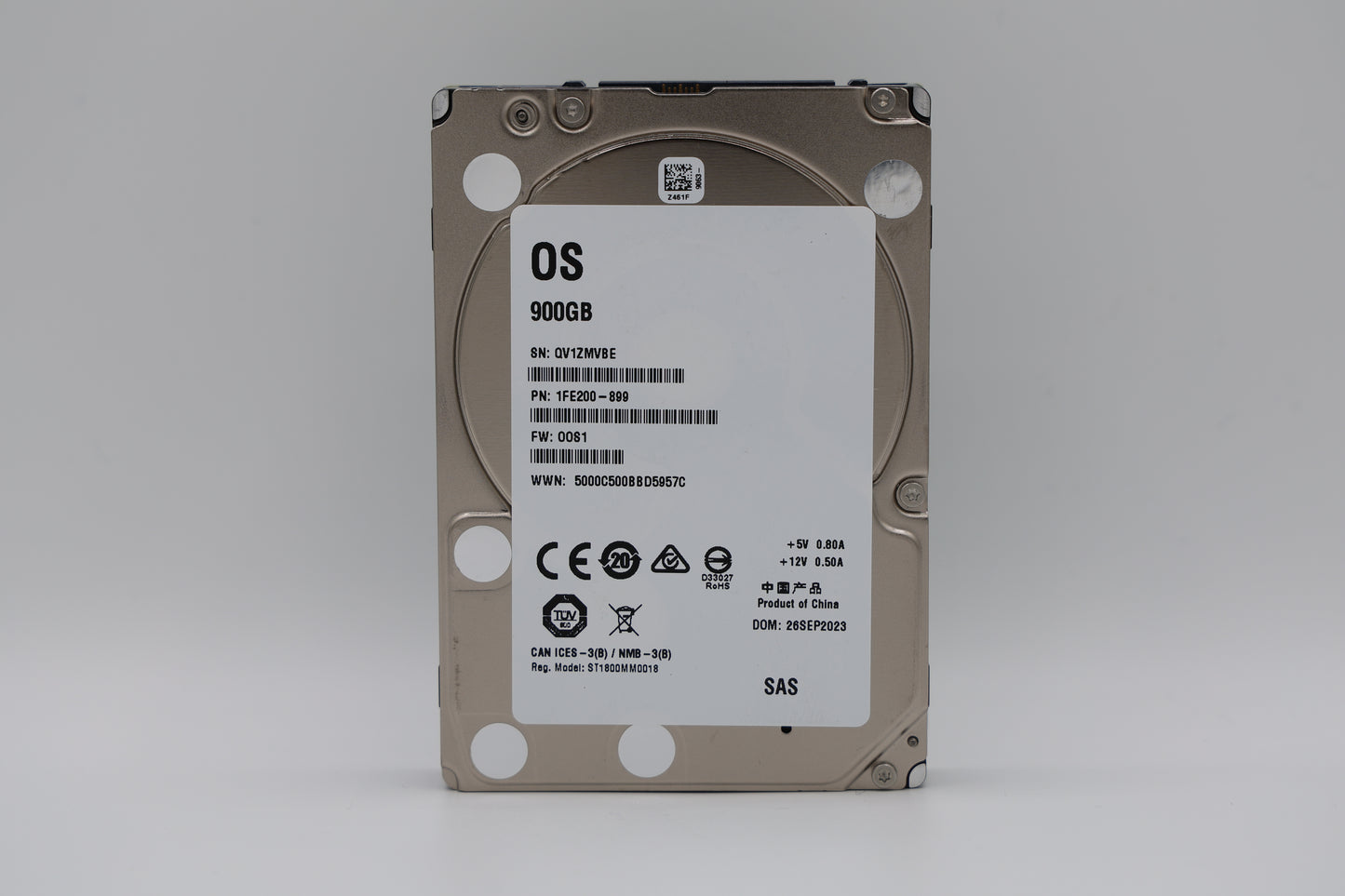 900 GB SAS 2,5” Mission Critical White Label Hard Drive - XX900MM0168