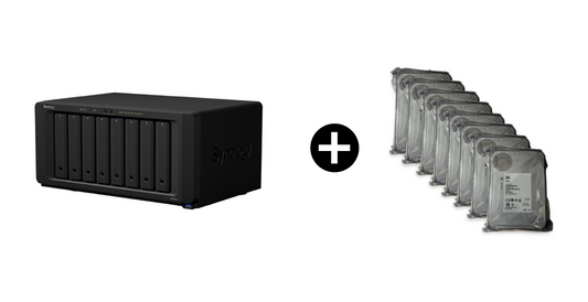 Synology DiskStation DS1821+ | 144 TB | Seagate Exos X20