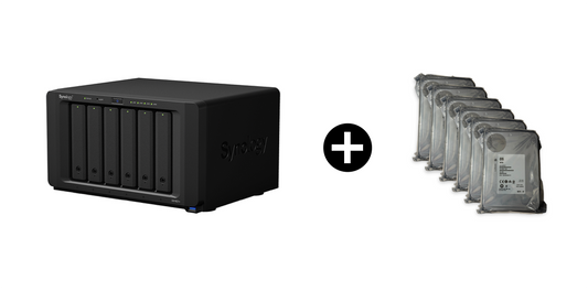 Synology DiskStation DS1621+ | 108 TB | Seagate Exos X20