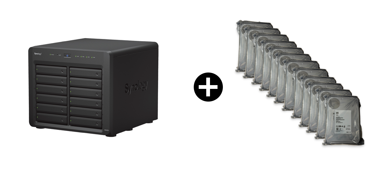 Synology DiskStation DS2422+ | 264 TB | Seagate Exos X22